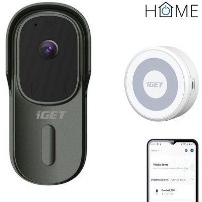 iGET HOME Doorbell DS1 + CHS1 – Zboží Mobilmania