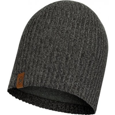 Buff Knitted and Fleece Hat Lyne grey