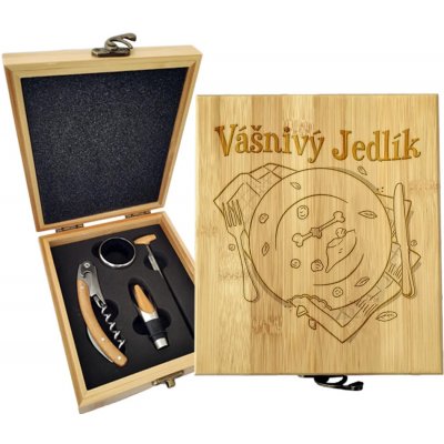 Sablio Dárková sada na víno Vášnivý jedlík: 147×168×49 mm – Hledejceny.cz