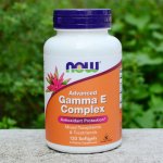 Now Vitamin E Advanced Gamma E Complex softgel 120 kapslí – Hledejceny.cz