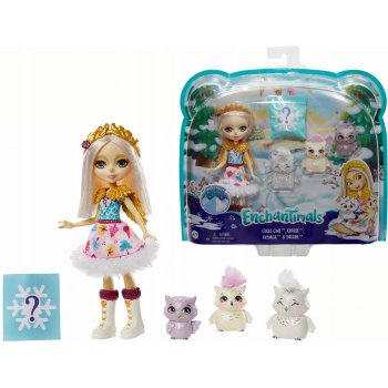 Mattel Enchantimals Odele Owl s rodinkou