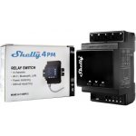 Shelly Pro 4PM spínací modul na DIN lištu 4x 16A (LAN, WiFi, Bluetooth) SHELLY-PRO-4PM – Zboží Živě