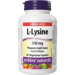 Webber Naturals L-Lysine 500 mg 60 kapslí – Hledejceny.cz