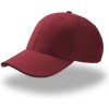 Kšíltovka Atlantis Headwear Dad Hat 6 panelová baseballová COT-33403037099 Burgundová