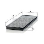 Filtr, vzduch v interiéru MANN-FILTER CUK 37 001 – Hledejceny.cz