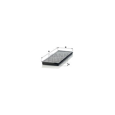 Filtr, vzduch v interiéru MANN-FILTER CUK 37 001 – Hledejceny.cz