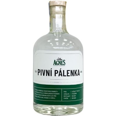 Agnes Pivní Pálenka 0,5 l (holá láhev) – Zboží Mobilmania