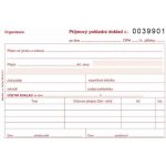 Baloušek Tisk PT032 Příjmový pokladní doklad PÚ číslovaný 1+1 – Zboží Dáma