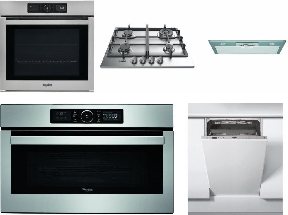 Set Whirlpool AKZ9 9480 IX + TKRL 661 IX EU + AKR 650/1 IX + AMW 730 IX + WSIC 3M27 C