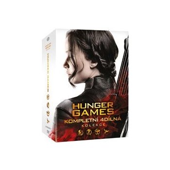 HUNGER GAMES 1 - 4 Kolekce DVD