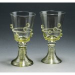 Krasglass Historické poháry na víno zelené sklo 250 ml – Zboží Mobilmania