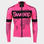 Sweep ELITE CYKLO-D017 s dlouhým rukávem RŮŽOVÝ FLUO – Hledejceny.cz
