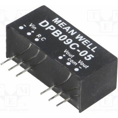 MEAN WELL DPB09C-05 Měnič: DC/DC; 9W; Uvst: 36÷75VDC; Uvýst: 5VDC; Uvýst2: -5VDC; SIP8 – Hledejceny.cz