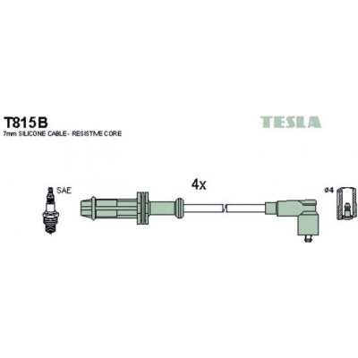 Zapalovací kabely T815B TESLA – Zboží Mobilmania