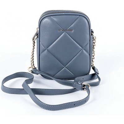 David Jones Malá dvouoddílová crossbody kabelka 7020 šedo-modrá