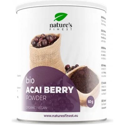 Nutrisslim Bio Acai Berry Powder 60 g – Zboží Mobilmania
