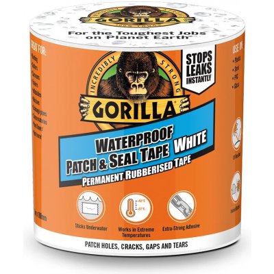 Gorilla Glue Waterproof Patch & Seal Tape 100 mm x 3 m bílá – Sleviste.cz