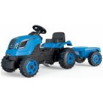 Smoby Traktor XL Blue s pedály a přívěsem – Hledejceny.cz