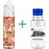 Příchuť pro míchání e-liquidu Vapemix Jacks Premix Peach Shake and Vape 6 ml + Základní báze Mašinka (80VG/20PG) 100 ml