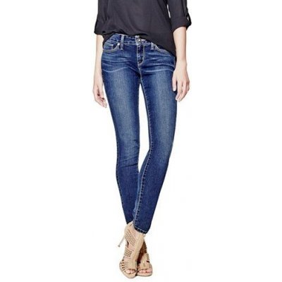 Guess Sienna Curvy Skinny Jeans in New Dark Wash – Zboží Mobilmania