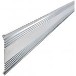 Granulati Zandobbio Obrubník hliník I 250 x 10 cm Stříbrná 1 ks – Hledejceny.cz