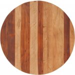 Omaxi 793245 Stolní deska masivní akáciové dřevo kulatá 25–27 mm 80 cm – Zboží Dáma