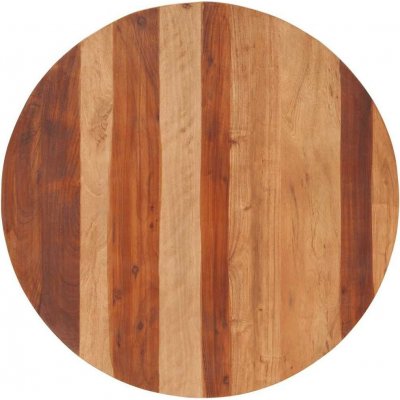 Omaxi 793245 Stolní deska masivní akáciové dřevo kulatá 25–27 mm 80 cm – Zboží Dáma