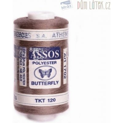 Polyesterová nit hnědá 1000 m – Zboží Mobilmania