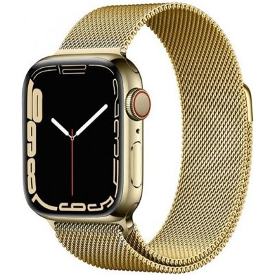 AW MILÁNSKÝ LOOP pro Apple Watch - Magnetický - Zlatý Šířka uchycení řemínku: 38/40/41mm Zlatý IR-AWMTLP24 – Zboží Mobilmania
