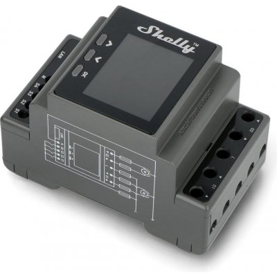 Shelly Pro Dual Cover Shutter PM modul pro DIN lištu pro ovládání 2 motorů (LAN, WiFi, Bluetooth) SHELLY-PRO-DUAL-CS-PM – Zbozi.Blesk.cz