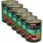Animonda Gran Carno Original Adult hovězí a jelení maso s jablky 6 x 800 g