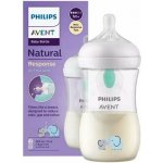 Philips Avent láhev Natural Response s ventilem AirFree slon bílá 260 ml – Sleviste.cz