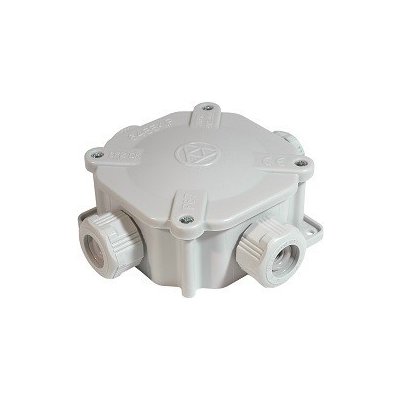 Krabice vodotěsná 6455-11 P/2 IP67 acidurka 5pólová šedá vývodky 16mm SEZ – Sleviste.cz