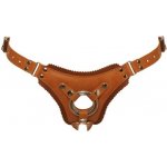 Zado Leather Strap on Harness Brown XXL – Zboží Mobilmania