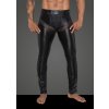 Pánské erotické prádlo Noir Handmade H059 Men's Powerwetlook Long Pants with Inserts and Pockets Made of 3D Net