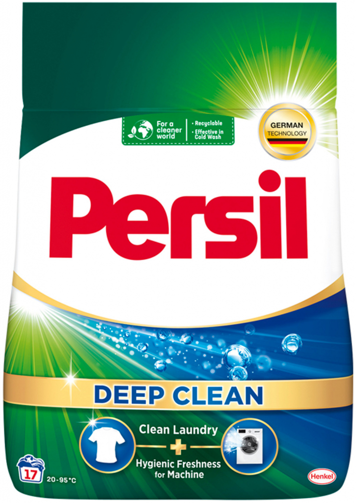 Persil Deep Clean Freshness by Silan prací prášek na na bílé a stálobarevné prádlo 17 PD 1,02 kg