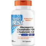 Doctor's Best Glucosamine Chondroitin MSM + Hyaluronic Acid 150 kapslí – Hledejceny.cz