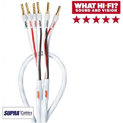 Supra Rondo 4X2.5 BLUE COMBI BI-WIRE 2x3 0m – Sleviste.cz