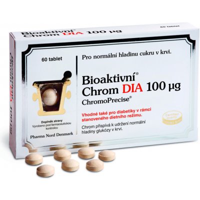 Pharma Nord Bioaktivní Chrom 30mcg 60 tablet – Zboží Mobilmania
