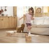 Montessori smyslová pomůcka Montessori Furniture Zigzag balanční chodník natural