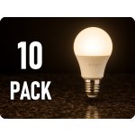 V-TAC LED žárovka E27, 10,5W, 1055lm, A60/10-PACKTeplá bílá – Zboží Živě