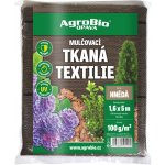 AgroBio Tkaná 1,6 x 5 m 100 g/m² hnědá – Hledejceny.cz