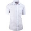 Pánská Košile Aramgad košile s krátkým rukávem vypasovaná 40030 bílá
