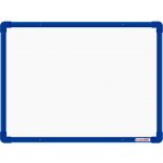 VMS Vision boardOK Lakovaná tabule na fixy s modrým rámem Modrá 60 x 45 cm – Zboží Mobilmania