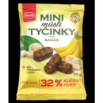 SEMIX Mini Müsli tyčinky s banány bez lepku 70 g – Zboží Dáma