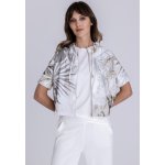 TUZZI ALOE THERE bunda světle béžová s květinovým potiskem a kamínky – Hledejceny.cz