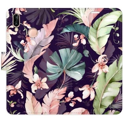 Pouzdro iSaprio flip Flower Pattern 08 Huawei P20 Lite – Zboží Mobilmania