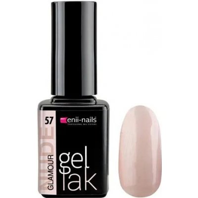 Enii nails Glamour 57 Nude UV gel lak na nehty 11 ml