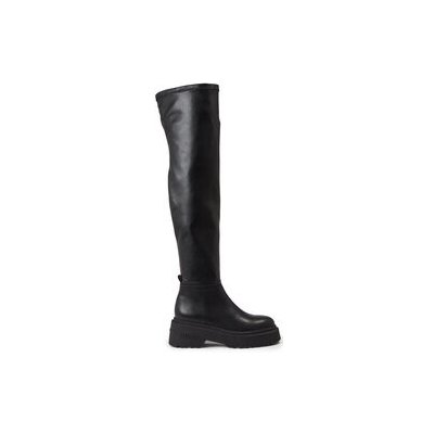 Tommy Jeans Tjw Over The Knee Boots EN0EN02254 Black BDS – Zboží Dáma