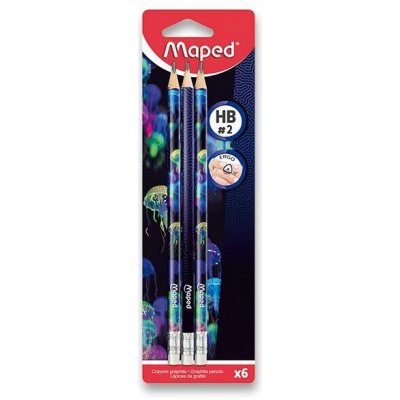 Maped Deepsea Paradise grafitová tužka 6 ks tvrdost HB 851809 – Sleviste.cz